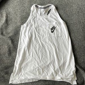 White nike shirt